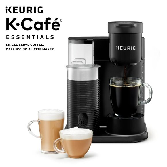 NWT Keurig K-Café Essentials Single Serve K-Cup Pod Coffee Maker w milk Frother - Picture 1 of 8